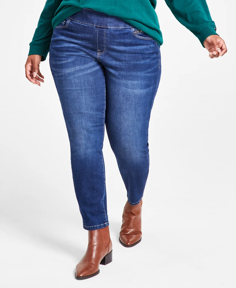 Tommy Hilfiger Plus Th Flex Gramercy Pull-On Jeans