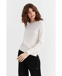 Chinti & Parker Women's Pure Merino Ultra Fine Crew Neck Sweater