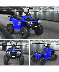 6V Battery Powered Kids Electric Ride on Atv-White