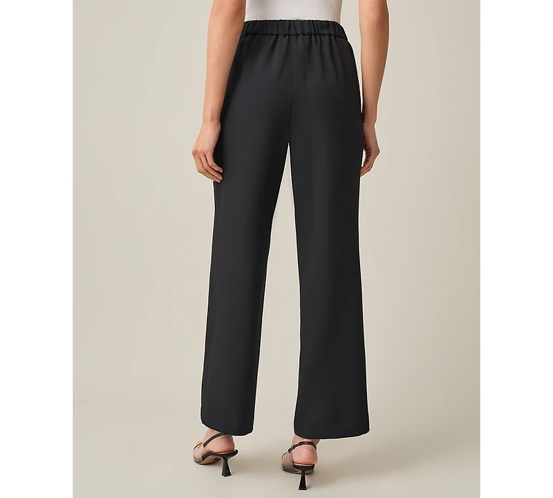 Kasper Women's Pull-On Straight-Leg Pants