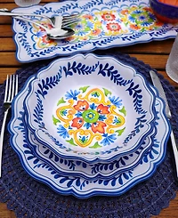 Certified International Flores 12 Pc Dinnerware Set, Service For 4
