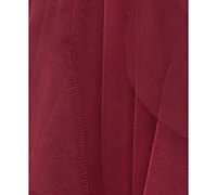 pear culture Juniors' Surplice-Neck Ruffle-Skirt Dress