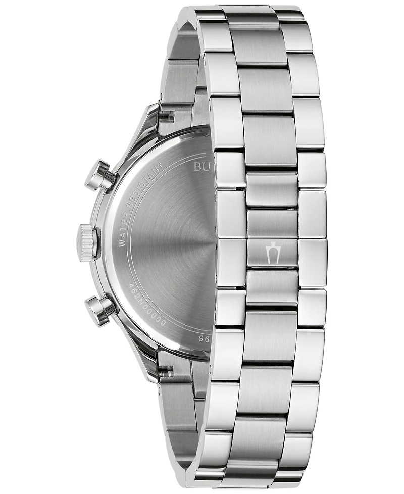 Bulova Men's Chronograph Stainless Steel Bracelet Watch 42mm