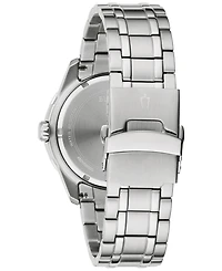 Bulova Men's Stainless Steel Bracelet Watch 42mm