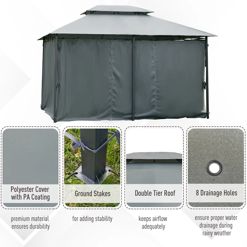 10' x 13' Patio Canopy Gazebo