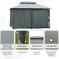 10' x 13' Patio Canopy Gazebo