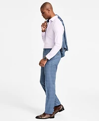Tayion Collection Men's Classic-Fit Plaid Suit Pants