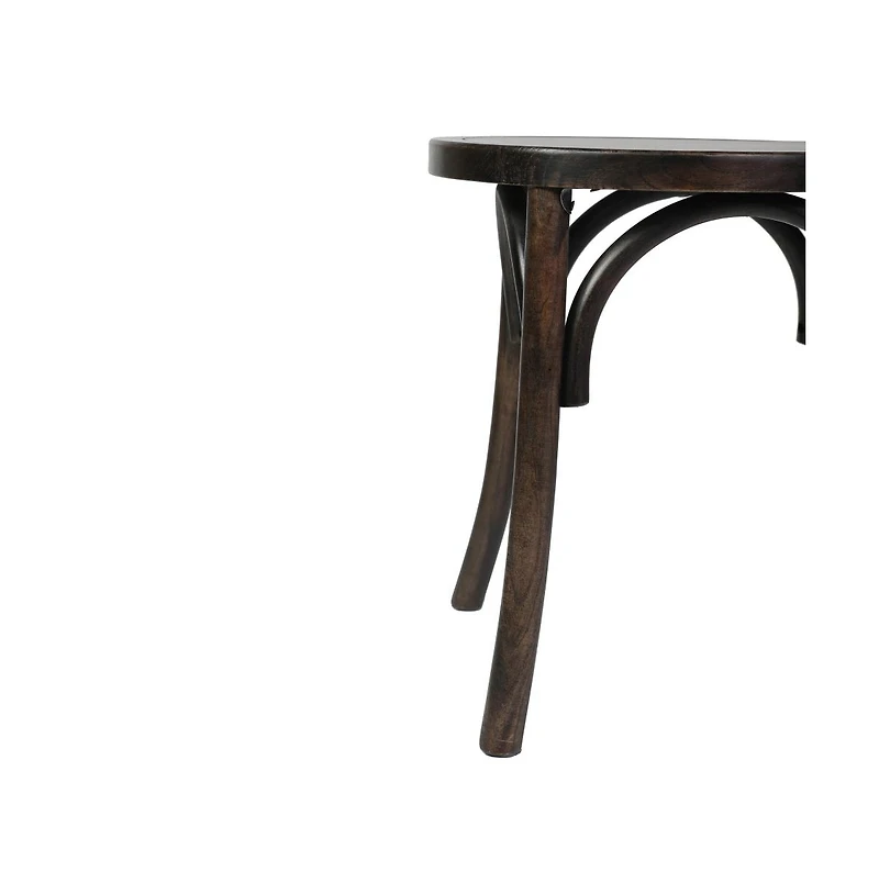 Merrick Lane Lowry Thonet Style Solid Wood Dining Chair With Stackable Design And Elegant Finish