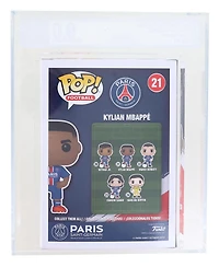 Psg Funko Pop Football Vinyl Figure | Kylian MbappA Graded Afa 9.0