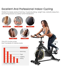 Exercise Bike Cycle Trainer Indoor Workout Cardio Fitness Bicycle Stationary