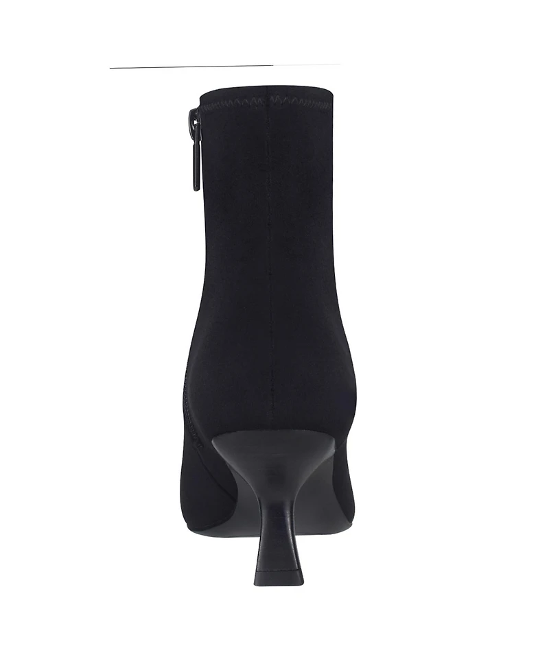 Impo Women's Nidia Stretch Kitten Heel Pointed Toe Ankle Booties