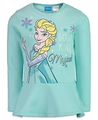 Frozen Big Girls Disney Sweatshirt and Leggings Outfit Set