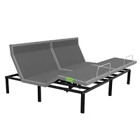 Cariloha Resort Adjustable Mattress Base Cal Split King 6 9 12 Viscose Material Multiple Adjustments 4 Usb Ports Led Lighting