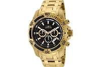 Invicta Men's Pro Diver Quartz Chronograph Black Dial Watch