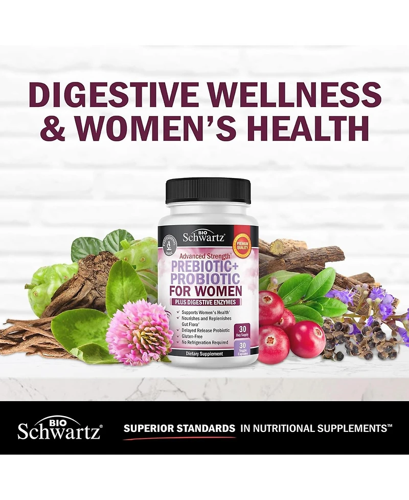 BioSchwartz Prebiotics and Probiotics for Women