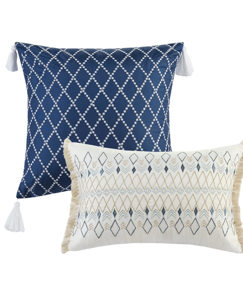 Madison Park Fraser Seersucker 5-Pc. Comforter Set, Full/Queen