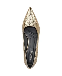 Franco Sarto Women's Kalsa Kitten Heel Pointed Toe Dress Pumps