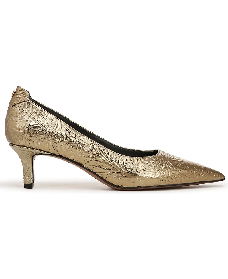 Franco Sarto Women's Kalsa Kitten Heel Pointed Toe Dress Pumps