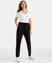 Style & Co Petite Yummy Fleece Pants, Created for Macy's
