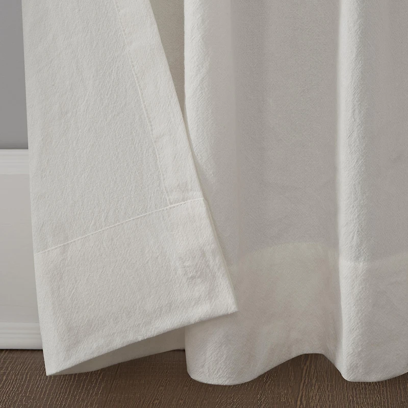 Washed Cotton Twist Tab Curtain