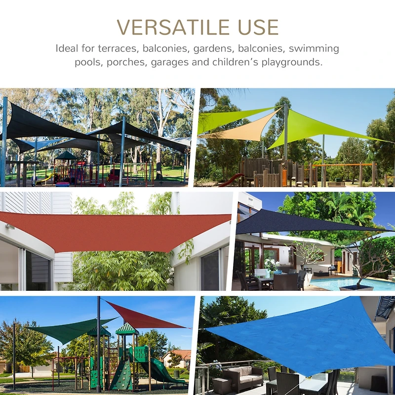 13' x 20' Sun Shade Sail Canopy for Outdoor Spaces