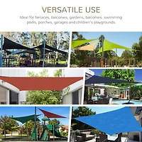 13' x 20' Sun Shade Sail Canopy for Outdoor Spaces