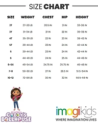 Gabby's Dollhouse Little Girls Dreamworks T-Shirt and Leggings Outfit Set