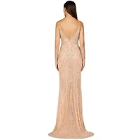 Lara Women's Spaghetti Strap Beaded Dress