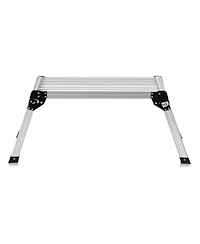Skonyon Heavy Duty Portable Bench Aluminum Folding Step Ladder