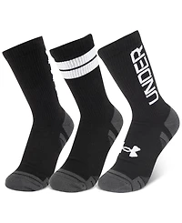 Under Armour Unisex Performance Tech 3-Pk. Moisture-Wicking Crew Socks