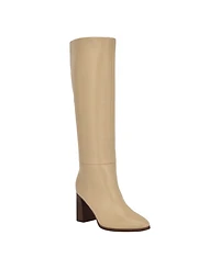 Calvin Klein Women's Dawna Block Heel Knee High Tall Shaft Boots