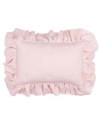 Lambs & Ivy Floral Garden Watercolor/Pink Linen 5-Piece Baby Crib Bedding Set