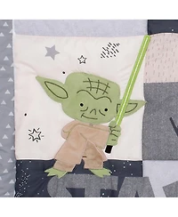 Lambs & Ivy Star Wars Classic 3-Piece Baby Crib Bedding Set - Yoda/Darth Vader