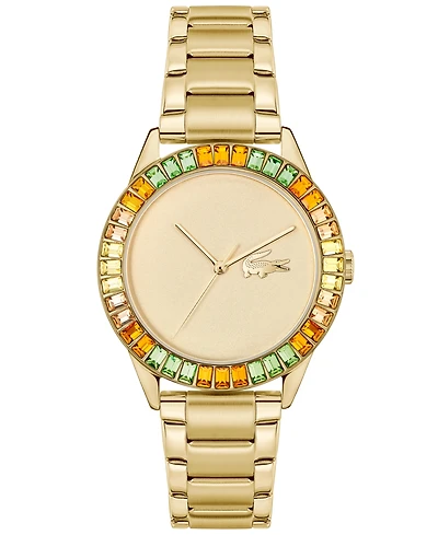 Lacoste Women's Ladycroc Gold-Tone Stainless Steel Bracelet Watch 36.5mm