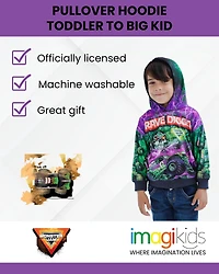 Monster Jam Toddler Boys Fleece Pullover Hoodie