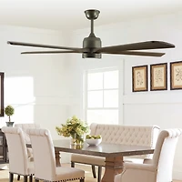 Streamdale Modern Wood Ceiling Fan with Light and Remote (60")
