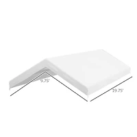 20 x 10 Carport Replacement Canopy Cover