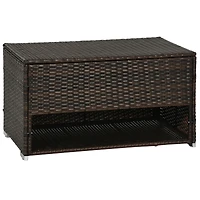 Outdoor Deck Box & Shoe Storage with Liner for Cushions, Toys, Tools