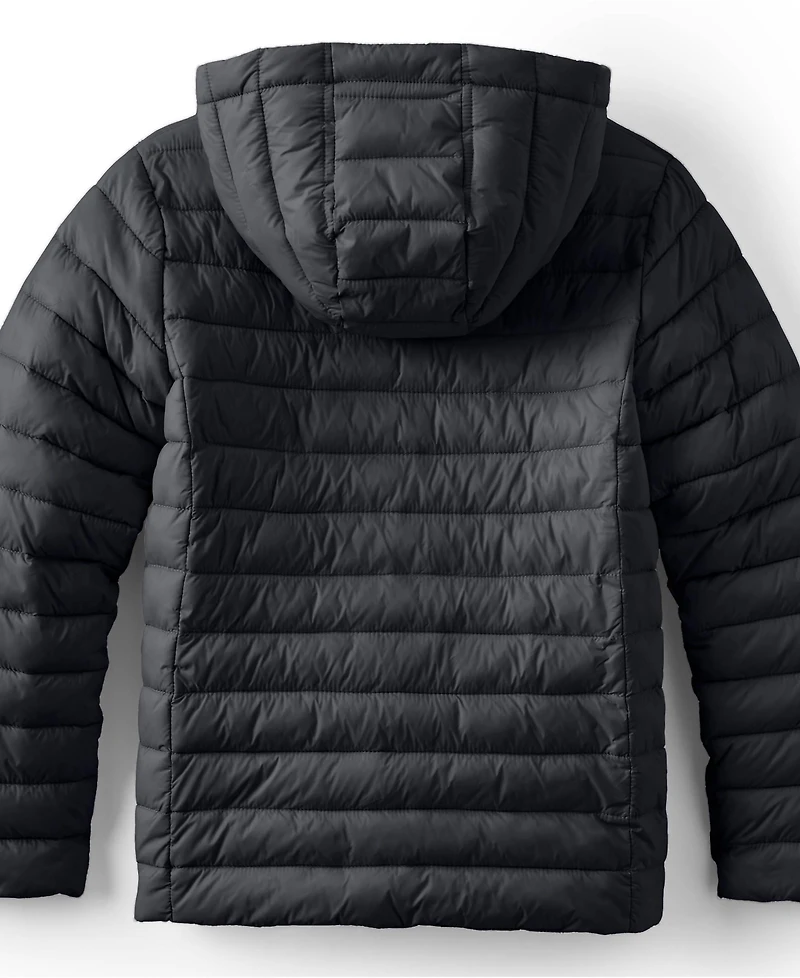 Lands' End Girls FeatherFree Insulated Hooded Packable Jacket