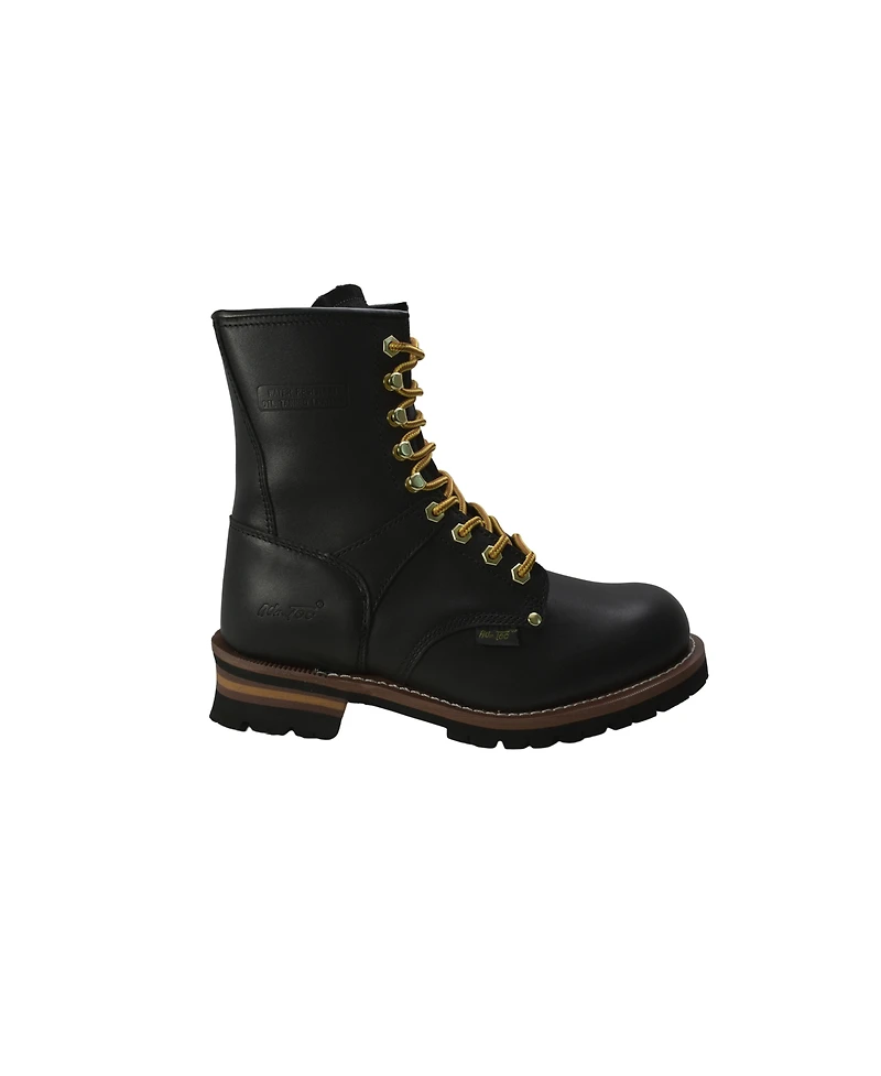 AdTec Men's 9" Logger Black