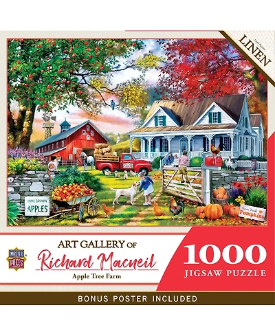 Masterpieces Art Gallery - Apple Tree Farm 1000 Piece Jigsaw Puzzle