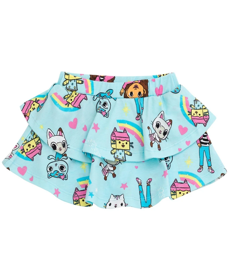 Gabby's Dollhouse Toddler Girls Dreamworks 2 Pack Skorts