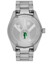 Lacoste Men's Monceau Silver Stainless Steel Bracelet Watch 41mm