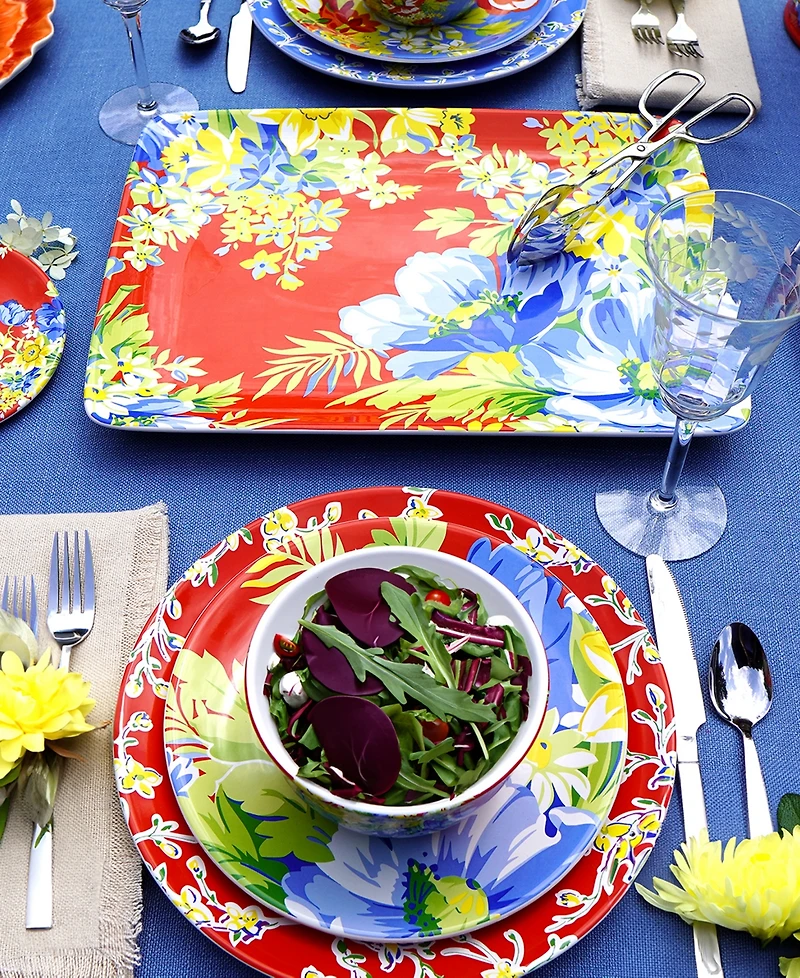 Certified International Blossom Rectangular Platter