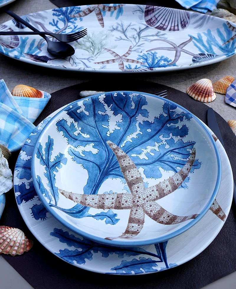 Certified International Beyond the Shore Set of 4 Soup Bowls