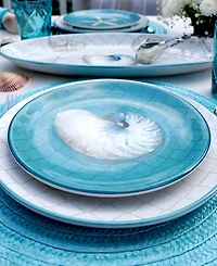 Certified International Ocean View Set of 4 Salad Plates