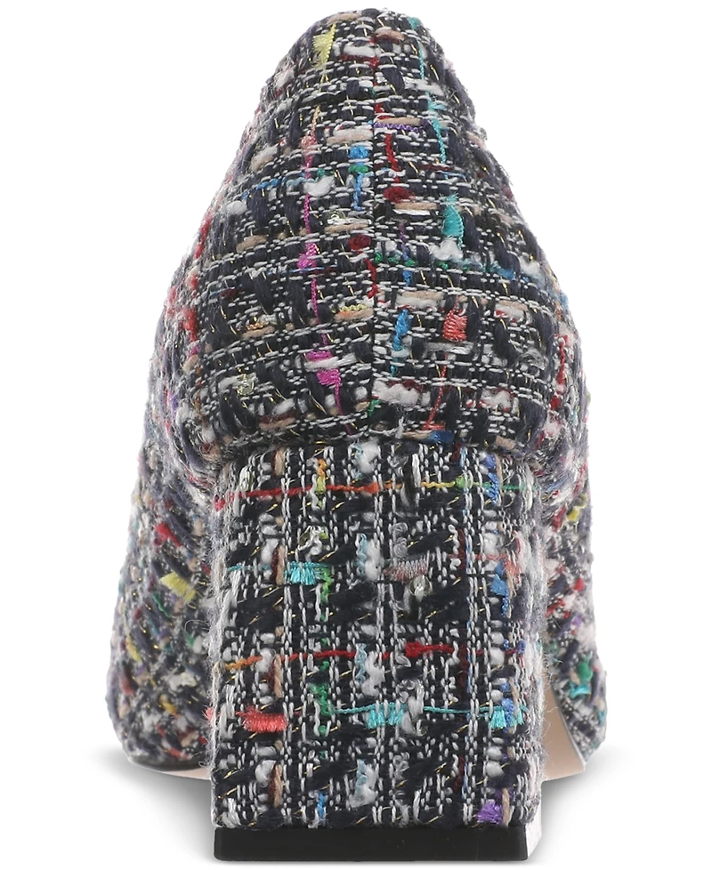 On 34th Tillyy Cap-Toe Block-Heel Pumps, Created for Macy's