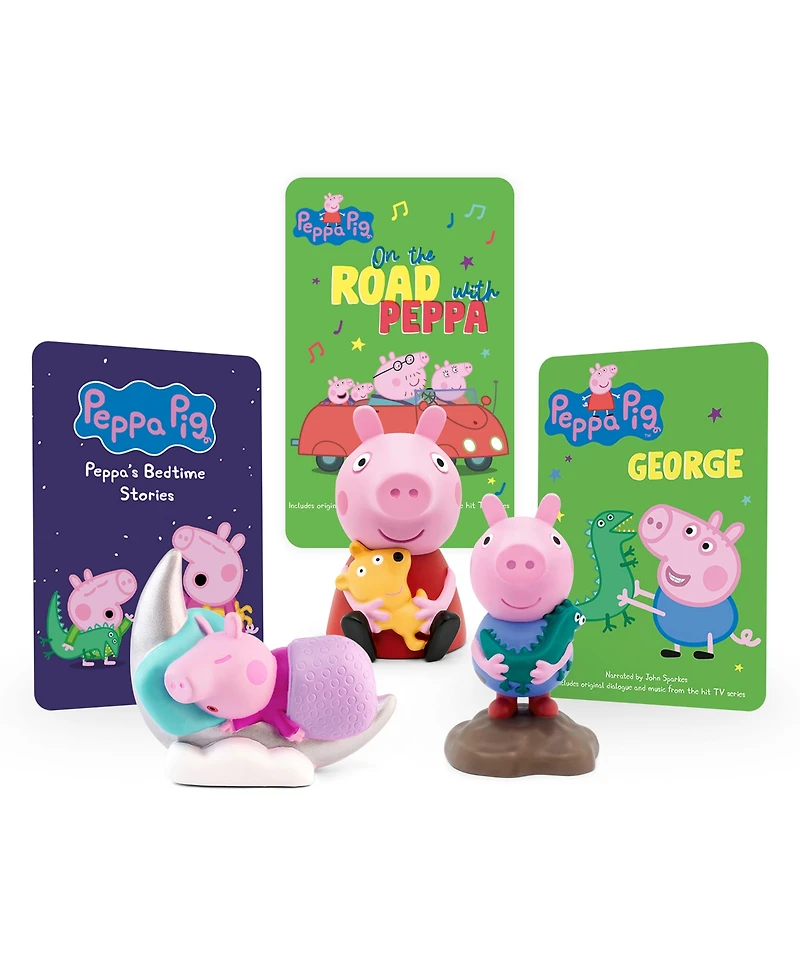 Tonies Peppa Pig, Peppa George, Peppa Bedtime Stories Audio Figurine