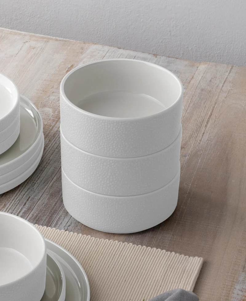 Noritake Colortex Stone Stax Cereal Bowls, Set of 4