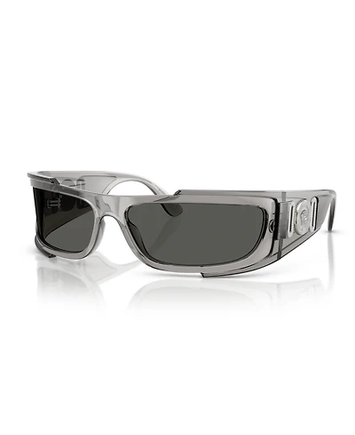 Versace Men's Rectangle Wrap Sunglasses, VE4446